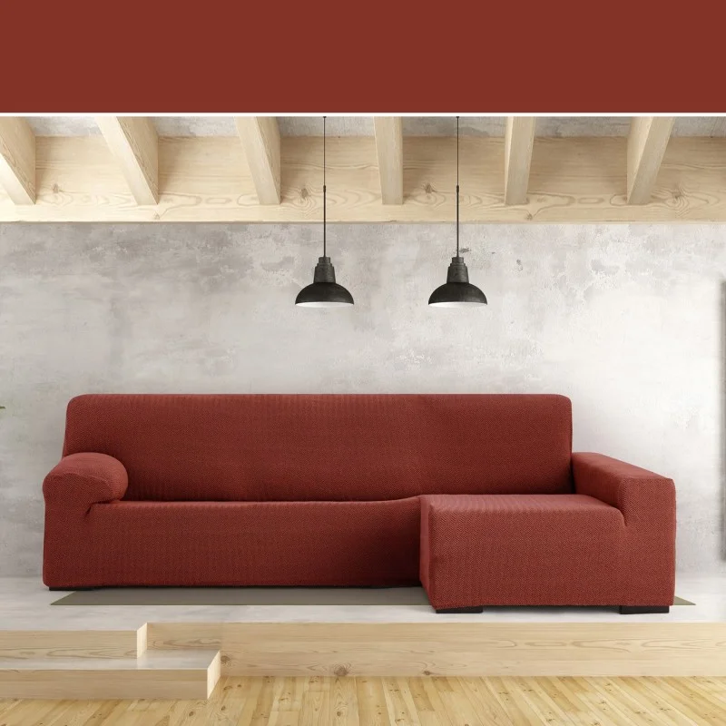 Funda para chaise longue superelástica modelo Jaz Funda para chaise longue superelástica modelo Jaz