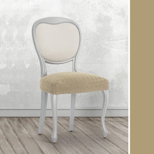 Pack Fundas Superelásticas con Respaldo para Silla Modelo Jaz – Diseño Chevron para el Comedor