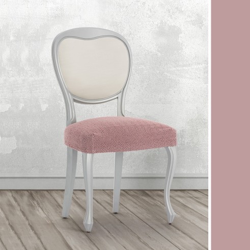 Pack Fundas Superelásticas con Respaldo para Silla Modelo Jaz – Diseño Chevron para el Comedor