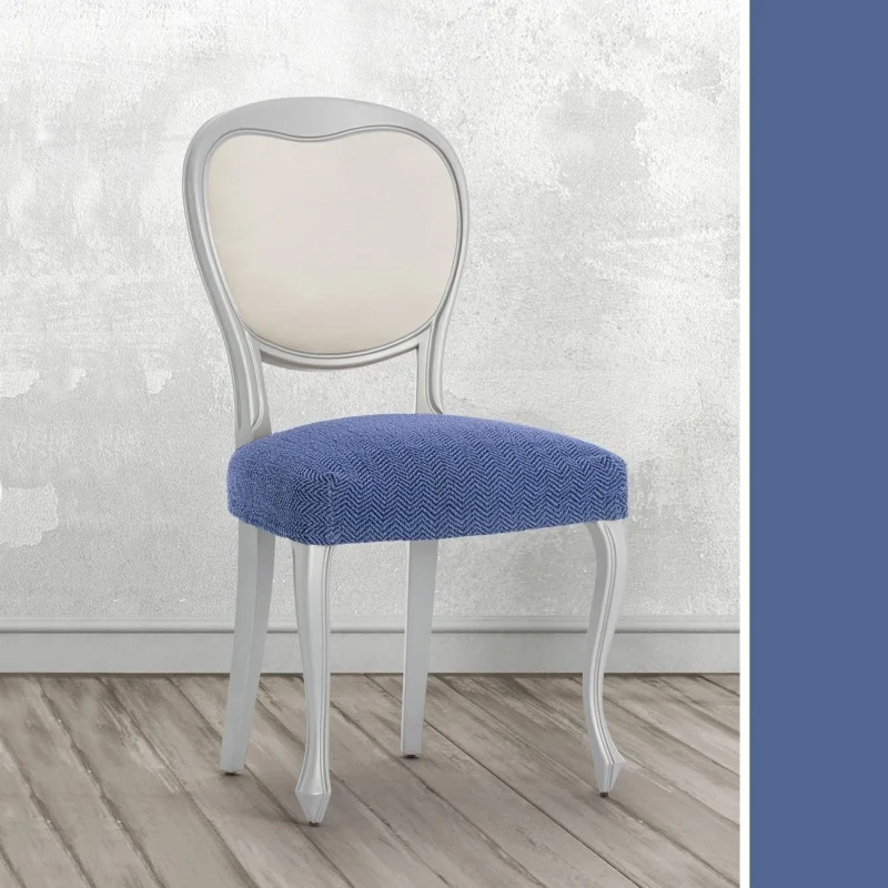Pack Fundas Superelásticas con Respaldo para Silla Modelo Jaz – Diseño Chevron para el Comedor