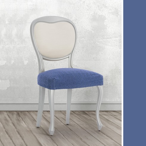 Pack Fundas Superelásticas con Respaldo para Silla Modelo Jaz – Diseño Chevron para el Comedor
