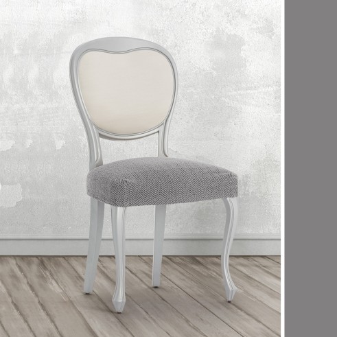Pack Fundas Superelásticas con Respaldo para Silla Modelo Jaz – Diseño Chevron para el Comedor