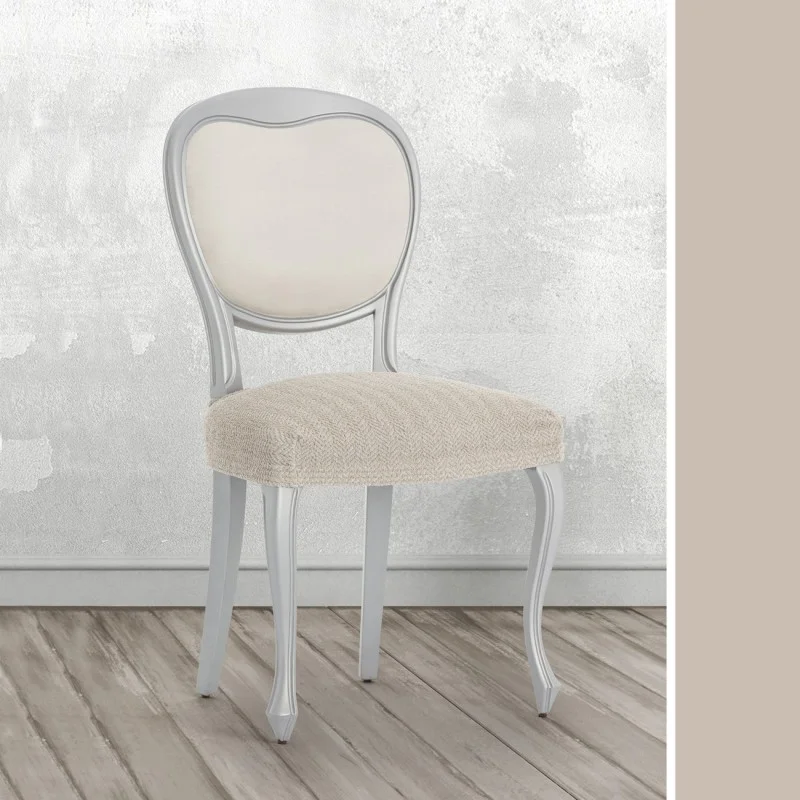 Pack Fundas Superelásticas con Respaldo para Silla Modelo Jaz – Diseño Chevron para el Comedor