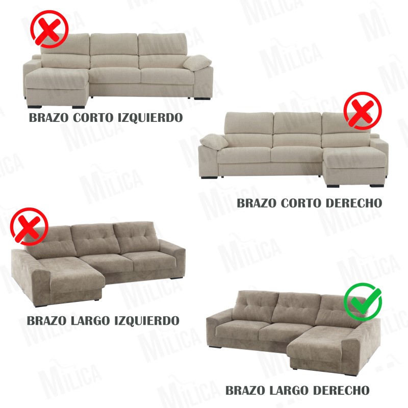 Funda Chaise Longue Elástica Aquiles – Protección Completa Funda Chaise Longue Elástica Aquiles – Protección Completa
