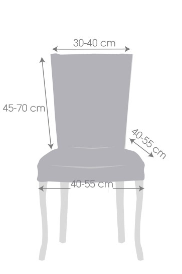 Pack dos fundas superelásticas con respaldo para silla modelo Roc