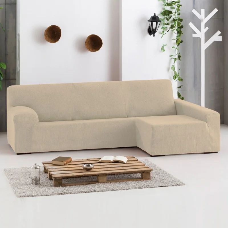 Funda para chaise longue bielástica modelo Dorian Funda para chaise longue bielástica modelo Dorian