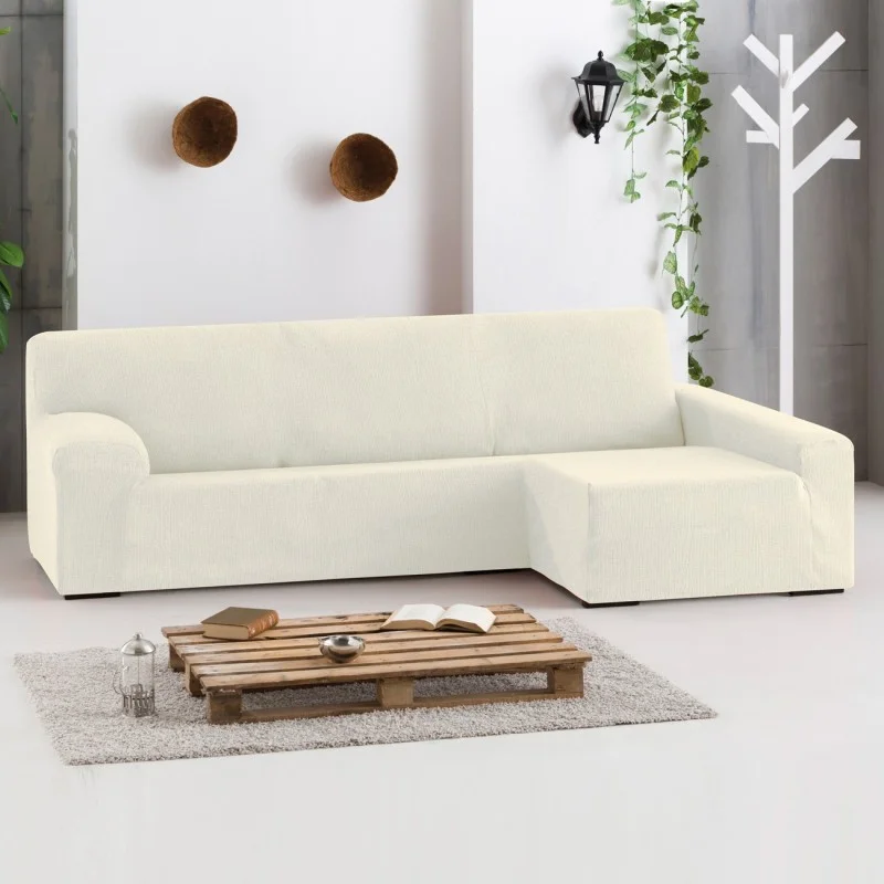 Funda para chaise longue bielástica modelo Dorian Funda para chaise longue bielástica modelo Dorian
