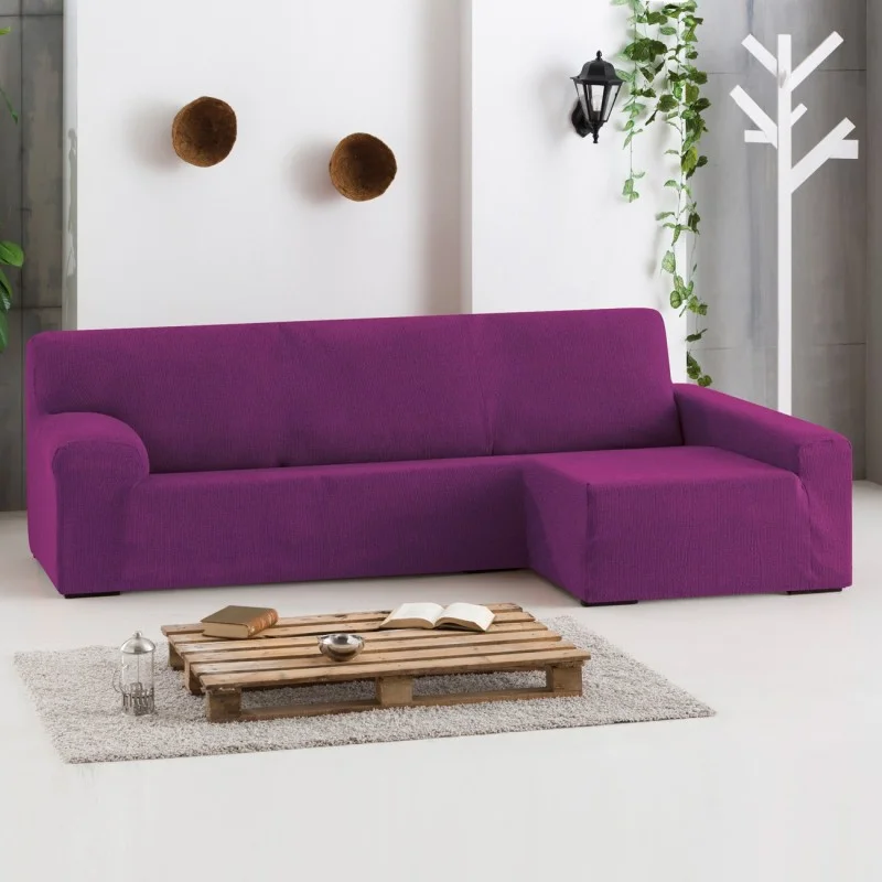 Funda para chaise longue bielástica modelo Dorian Funda para chaise longue bielástica modelo Dorian