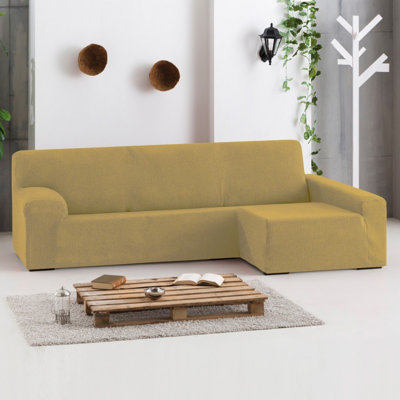 Funda para chaise longue bielástica modelo Dorian – Estilo y Adaptabilidad