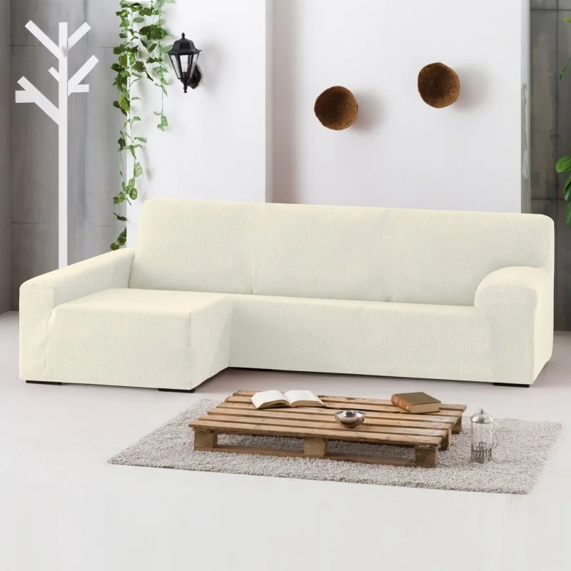 Funda para chaise longue bielástica modelo Dorian Funda para chaise longue bielástica modelo Dorian