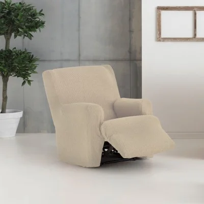 Funda bielástica para sillón relax pies juntos modelo Dorian