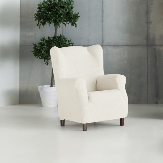 Funda bielástica para sillón orejero modelo Dorian