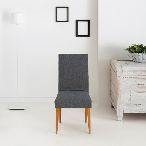 Pack dos fundas bielásticas con respaldo para silla modelo Dorian – Renovación y Estilo