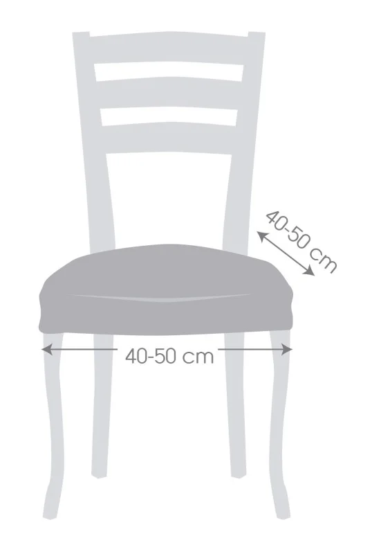 Pack dos fundas bielásticas para silla modelo Dorian Pack dos fundas bielásticas para silla modelo Dorian