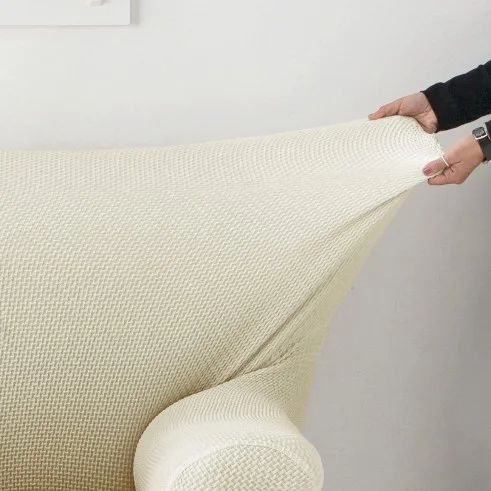 Funda para chaise longue bielástica modelo Cora