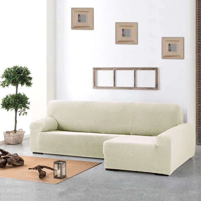 Funda para chaise longue bielástica modelo Cora Funda para chaise longue bielástica modelo Cora