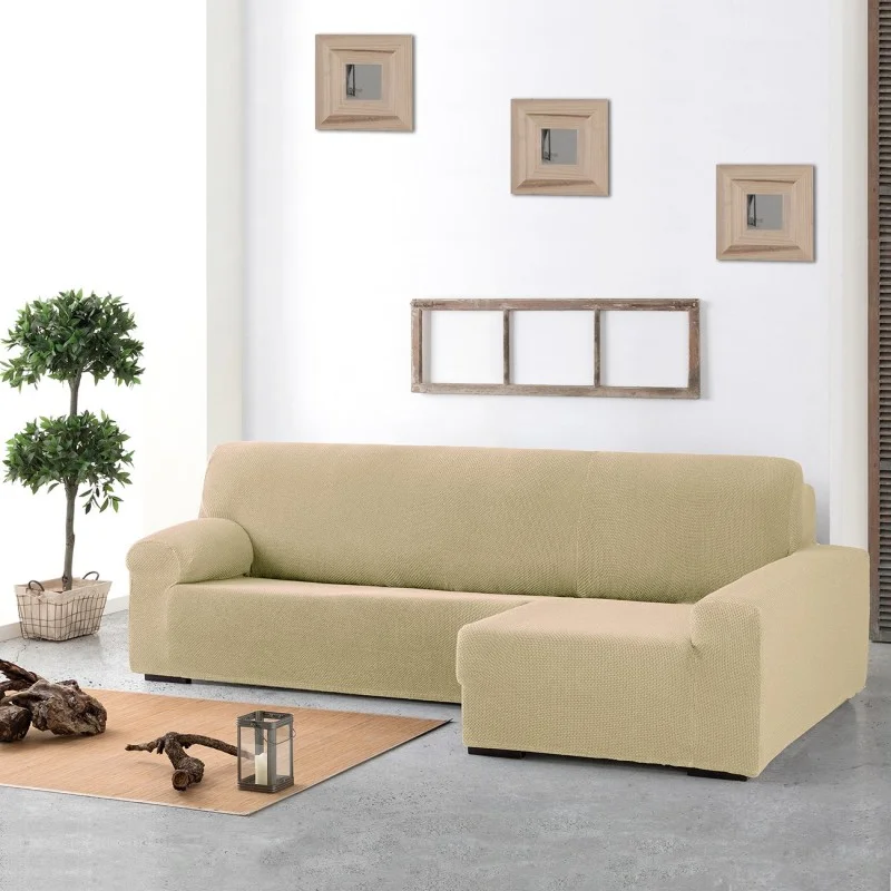 Funda para chaise longue bielástica modelo Cora Funda para chaise longue bielástica modelo Cora