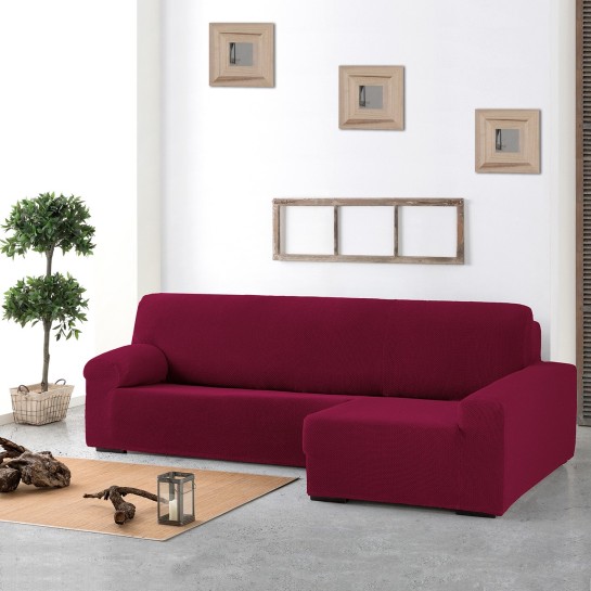Funda para chaise longue bielástica modelo Cora