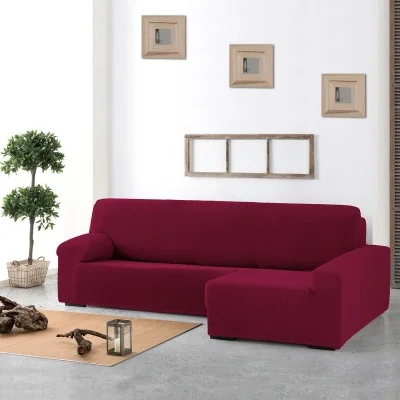 Funda para chaise longue bielástica modelo Cora
