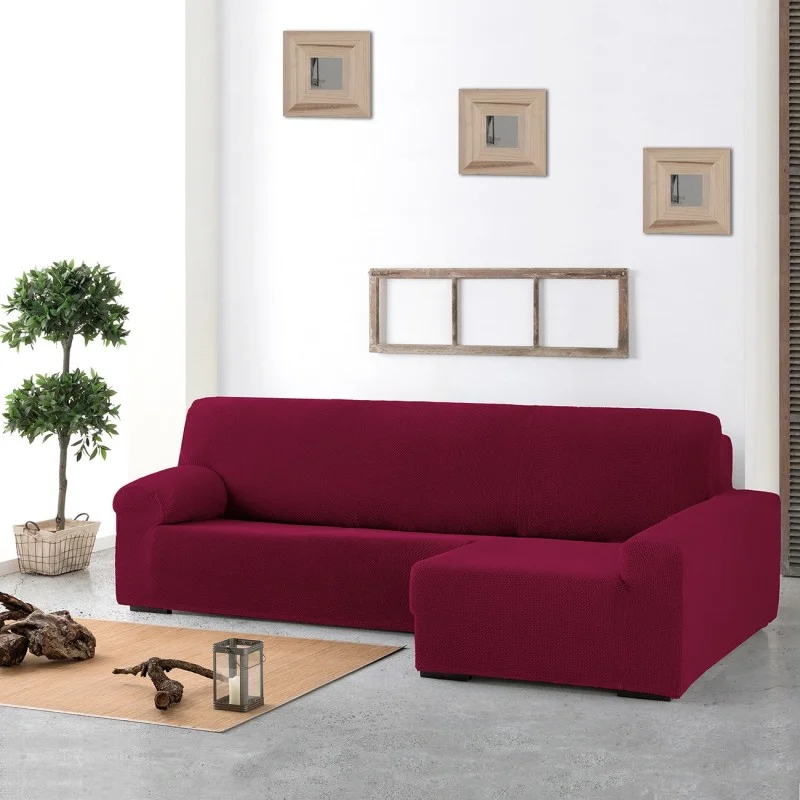 Funda para chaise longue bielástica modelo Cora Funda para chaise longue bielástica modelo Cora