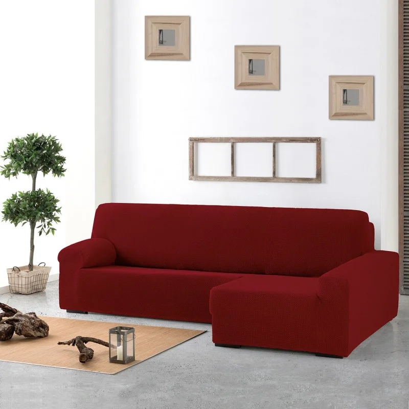 Funda para chaise longue bielástica modelo Cora Funda para chaise longue bielástica modelo Cora