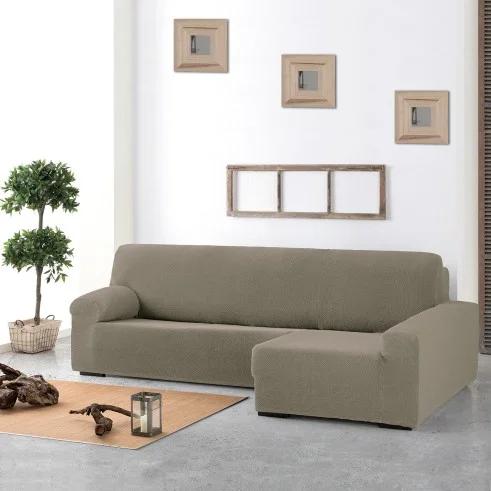 Funda para chaise longue bielástica modelo Cora – Elegancia y Adaptabilidad