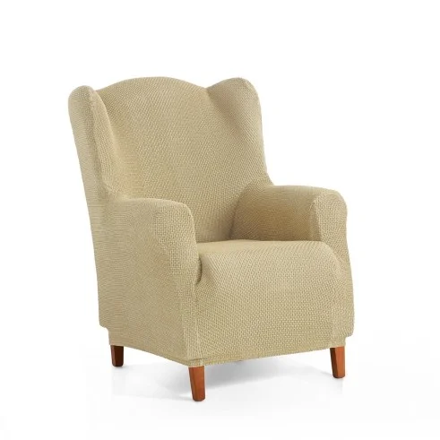 Funda bielástica para sillón orejero Cora | Protección con estilo y ajuste impecable