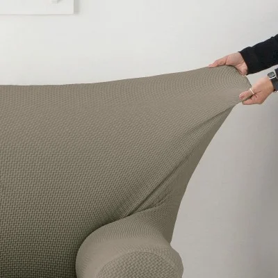 Funda bielástica para sillón orejero modelo Cora