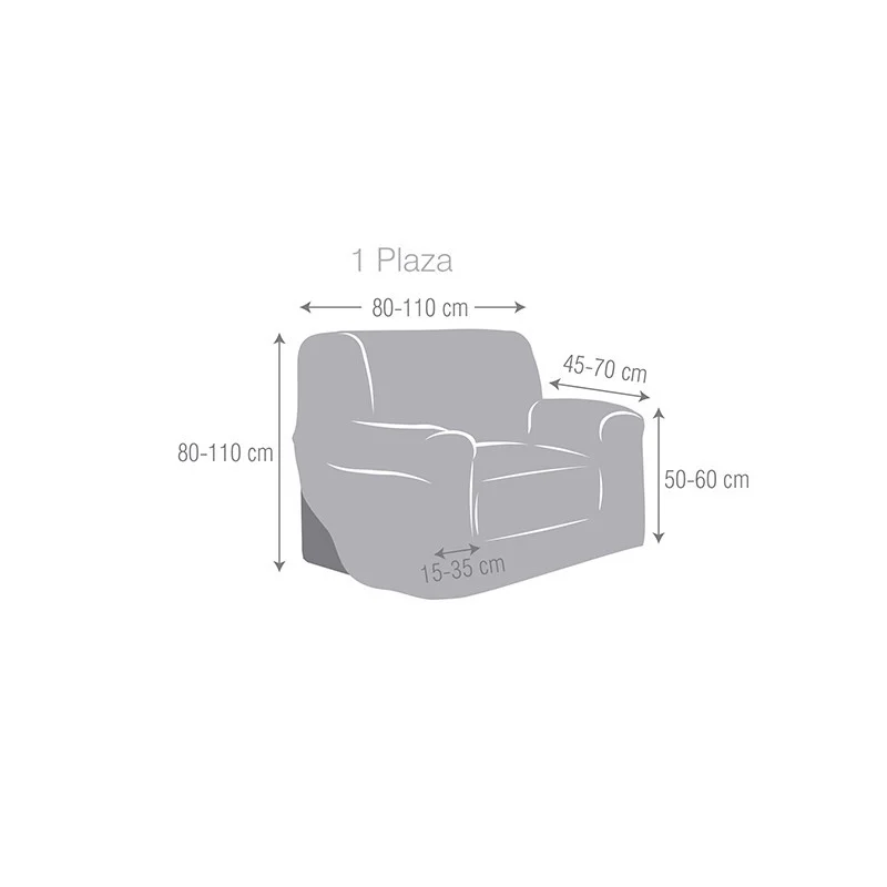 Funda elástica para sofá modelo Argos Funda elástica para sofá modelo Argos