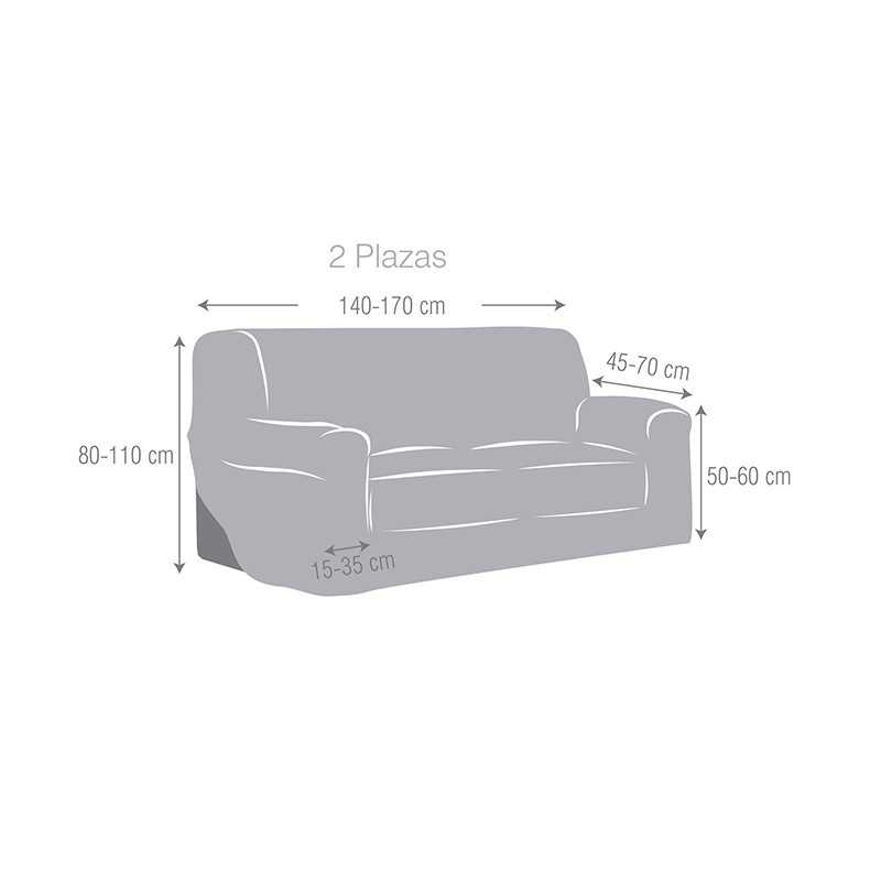Funda Sofá Elástica Argos – Textura en Relieve y Ajuste Total