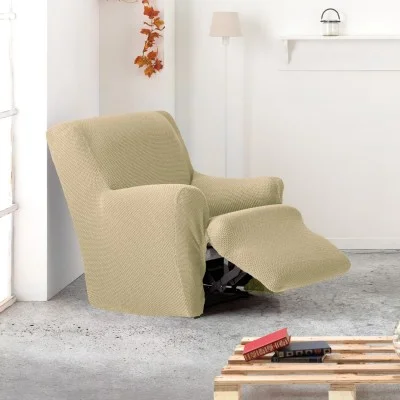 Funda bielástica para sillón relax pies juntos modelo Cora
