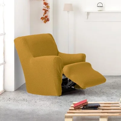 Funda bielástica para sillón relax pies juntos modelo Cora