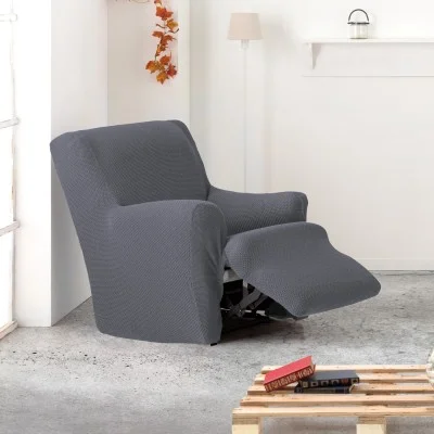 Funda bielástica para sillón relax pies juntos modelo Cora