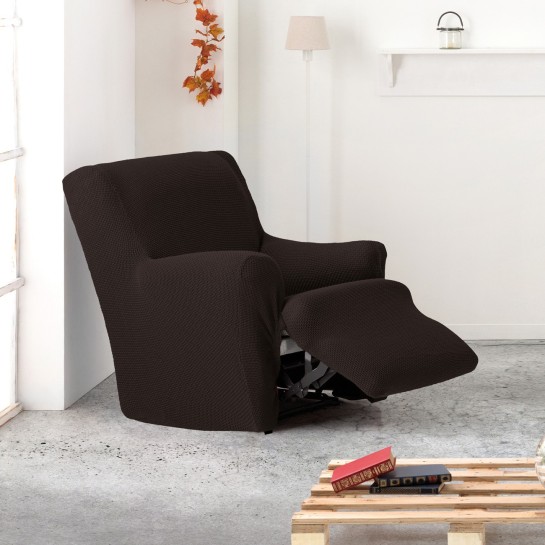 Funda bielástica para sillón relax pies juntos modelo Cora