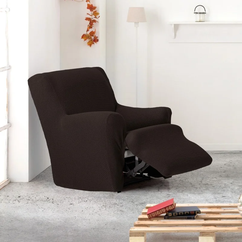 Funda bielástica para sillón relax pies juntos modelo Cora Funda bielástica para sillón relax pies juntos modelo Cora