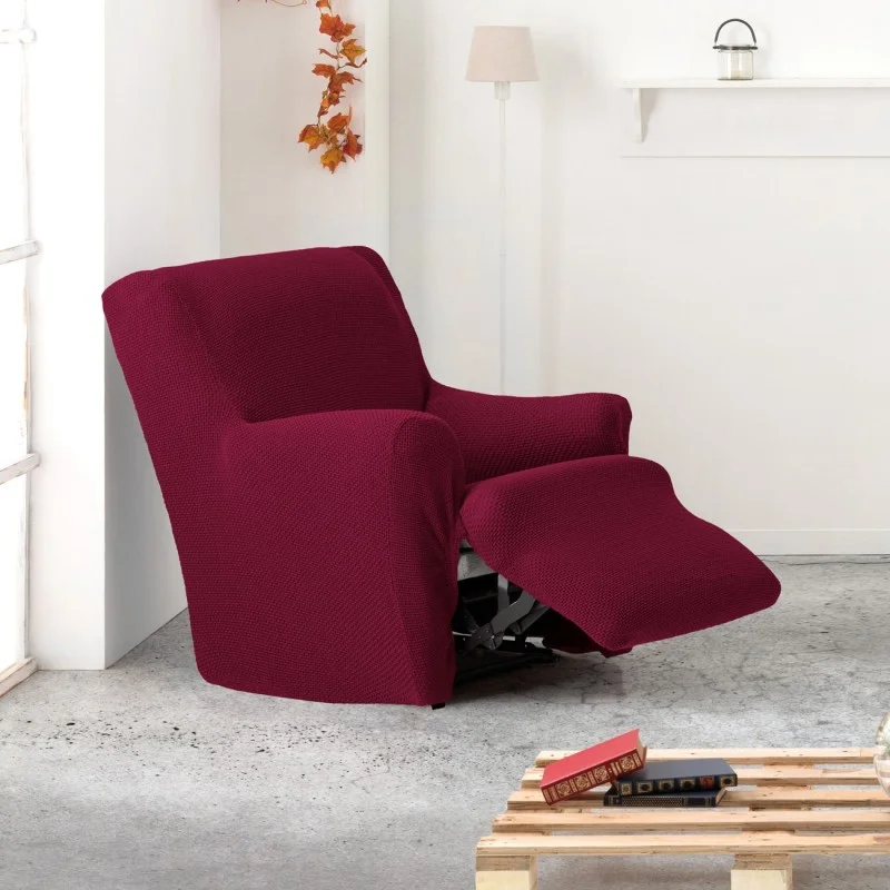 Funda bielástica para sillón relax pies juntos modelo Cora Funda bielástica para sillón relax pies juntos modelo Cora