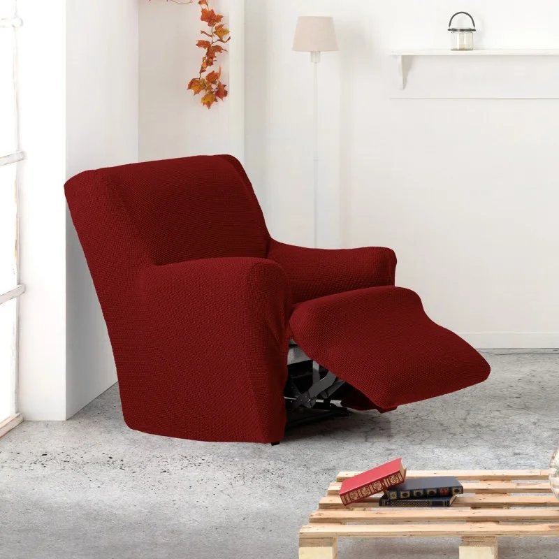 Funda bielástica para sillón relax pies juntos modelo Cora Funda bielástica para sillón relax pies juntos modelo Cora