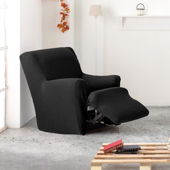 Funda bielástica para sillón relax pies juntos modelo Cora