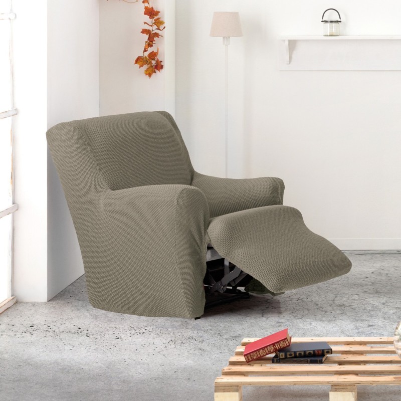 Funda bielástica para sillón relax pies juntos Cora | Cobertura total con diseño elegante Funda bielástica para sillón relax pies juntos Cora | Cobertura total con diseño elegante