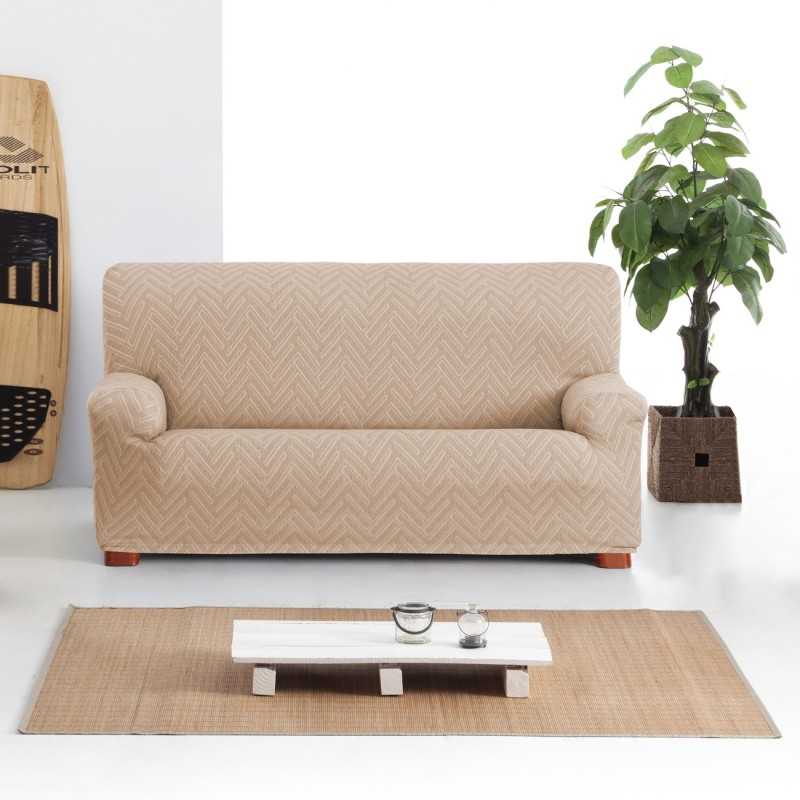 Funda Sofá Elástica Argos – Textura en Relieve y Ajuste Total