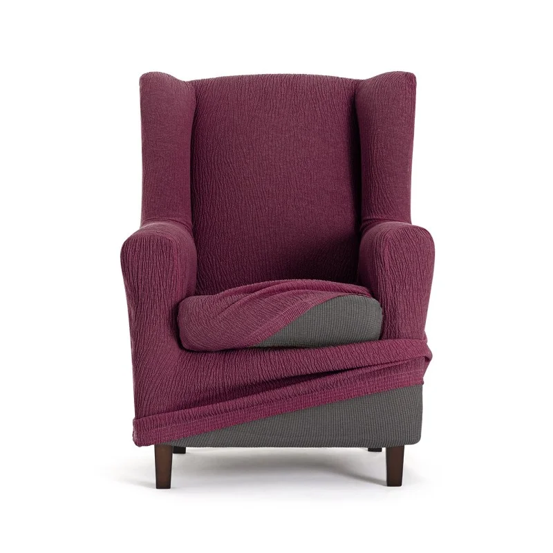 Funda elástica para sillón orejero modelo Troya Funda elástica para sillón orejero modelo Troya