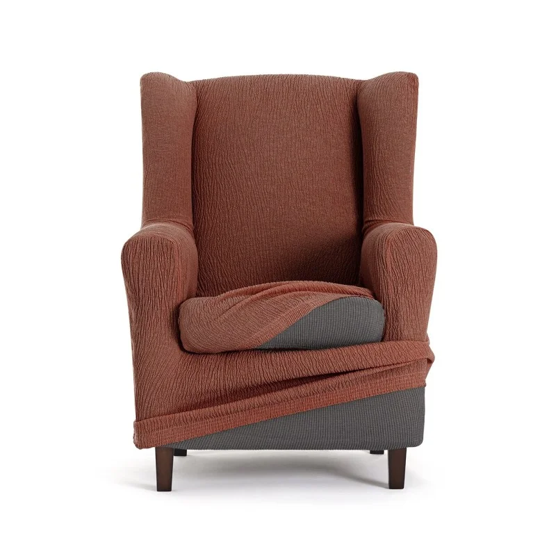 Funda elástica para sillón orejero modelo Troya Funda elástica para sillón orejero modelo Troya