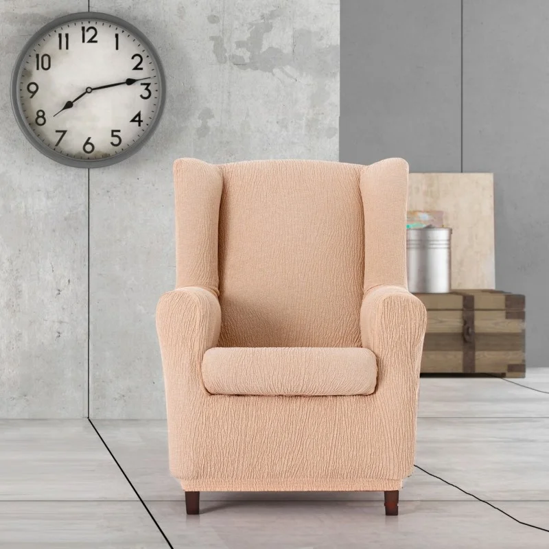 Funda elástica para sillón orejero modelo Troya Funda elástica para sillón orejero modelo Troya