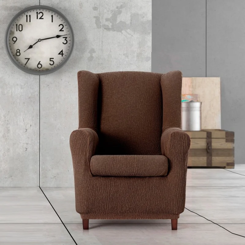Funda elástica para sillón orejero modelo Troya Funda elástica para sillón orejero modelo Troya