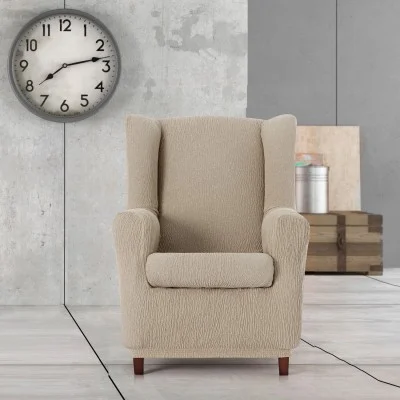 Funda elástica para sillón orejero modelo Troya
