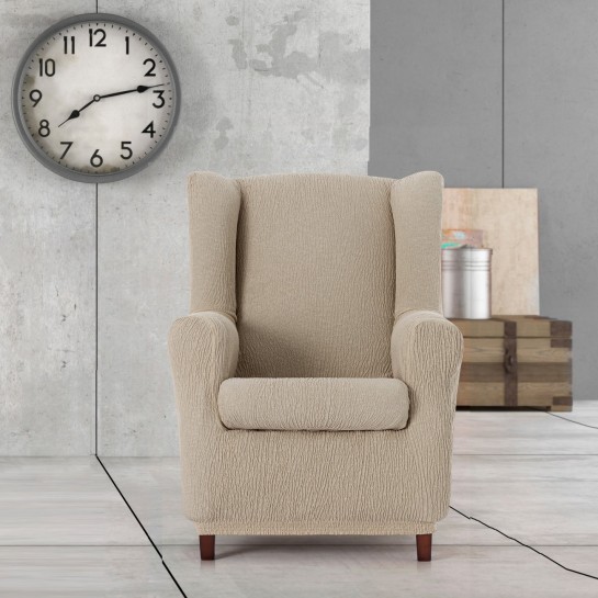 Funda elástica para sillón orejero modelo Troya