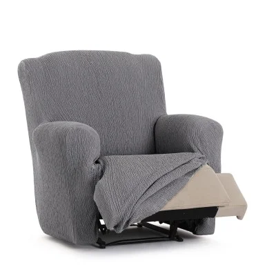 Funda elástica para sillón relax pies juntos modelo Troya