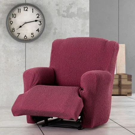 Funda elástica para sillón relax pies juntos modelo Troya