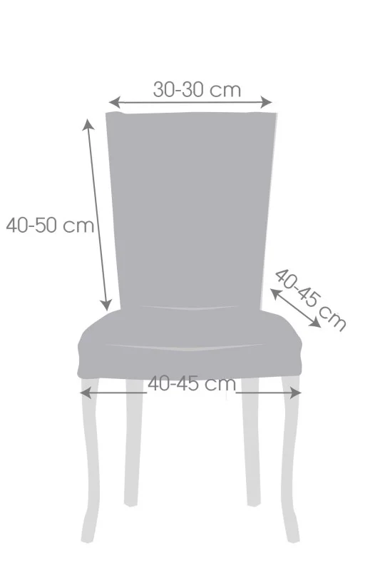 Pack dos fundas elásticas con respaldo para silla modelo Troya Pack dos fundas elásticas con respaldo para silla modelo Troya