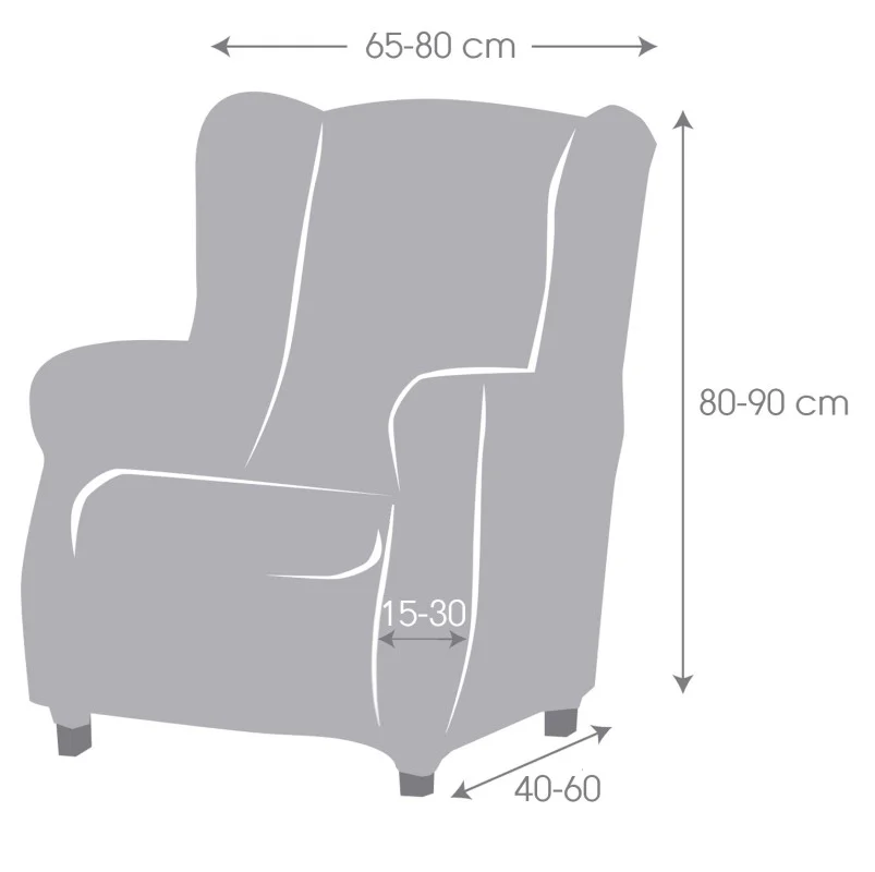 Funda elástica para sillón orejero modelo Arion Funda elástica para sillón orejero modelo Arion